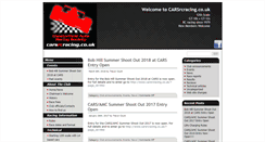 Desktop Screenshot of carsrcracing.co.uk