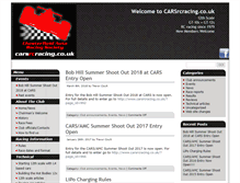 Tablet Screenshot of carsrcracing.co.uk
